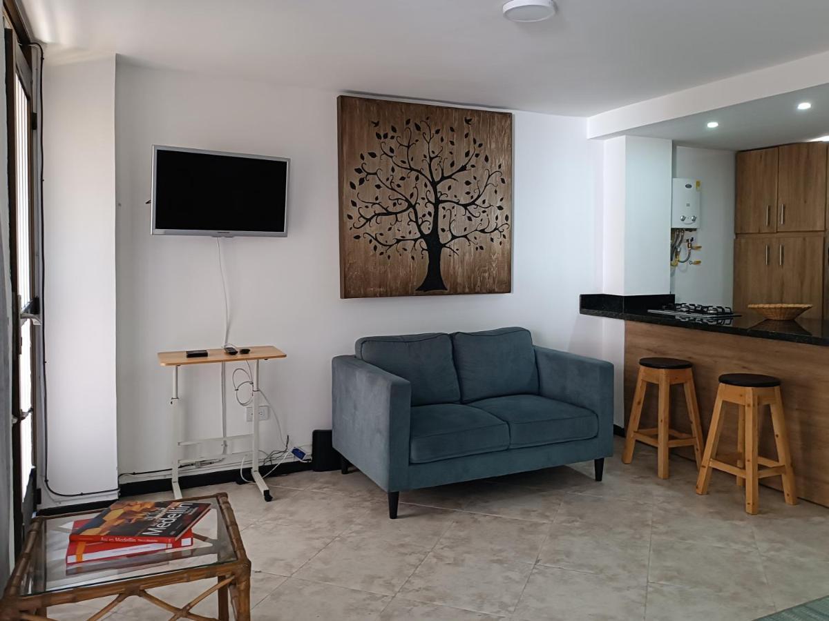 Acogedor Apartaestudio Ubicado En Laureles Apartment Меделин Екстериор снимка